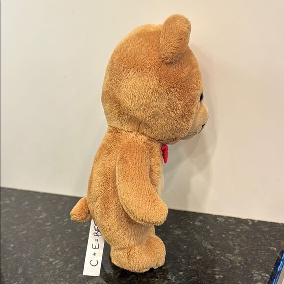 Gund Kraft Peanut Butter Bear Red Bow 10” Retired Limited Edition - Picture 5 of 10